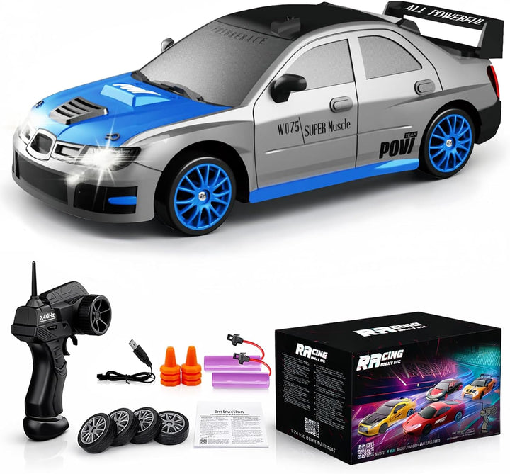 Auto de control remoto RC Drift Car 2.4GHz Escala 1:24 4WD 15KM\/H...