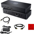 Dell D3100 - Estación de acoplamiento USB 3.0, base de monitor doble de