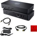 Dell D3100 - Estación de acoplamiento USB 3.0, base de monitor doble de