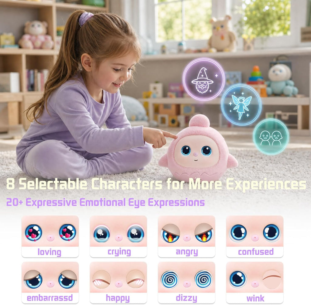 Lovi AI Companion Robot Interactivo, Juguetes Inteligentes que Hablan Emocionalmente para Niños