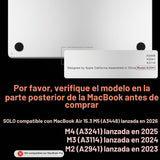 MEEgoodo Funda para MacBook Air de 15 pulgadas M4\/M3\/M2 2025 2024...
