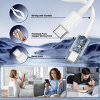 QZIIW - Cargador rápido para iPhone 18 17 16 Pro Max, cargador rápido USB C