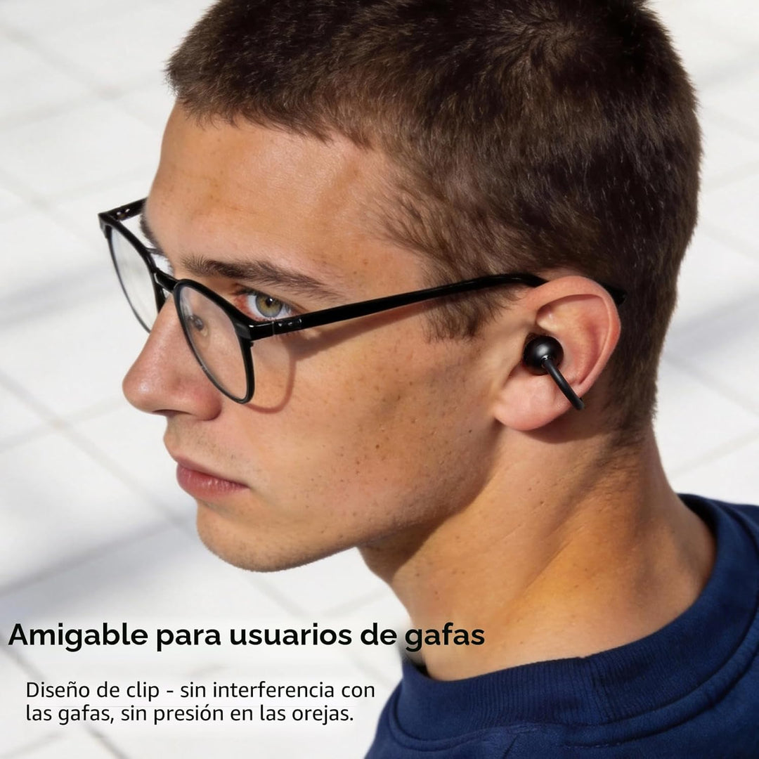 TOZO OpenEarRing - Auriculares inalámbricos con clip de oreja abier...