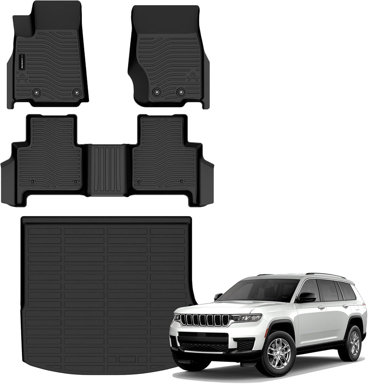 AUXKO Alfombrillas para todo tipo de clima para Jeep Grand Cherokee 2022