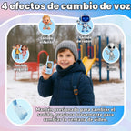 Walkie Talkies de video para niños, paquete de 2 intercomunicadores de video recargables de mano para niños, juguetes para interiores y exteriores, para juegos familiares, exteriores, campamento
