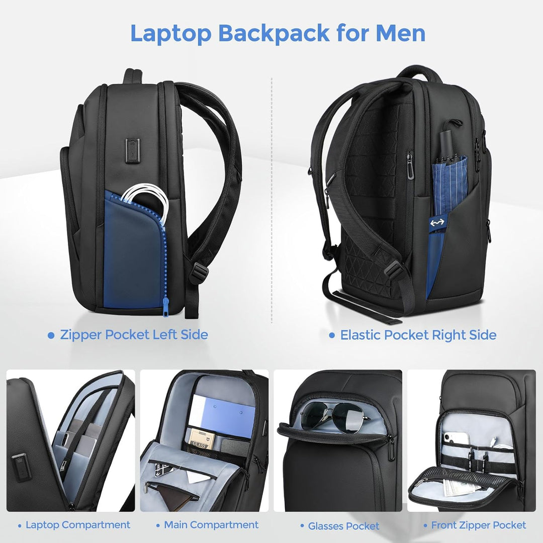 Mochila para portátil de 17.3 pulgadas para viajes, trabajo, oficin...