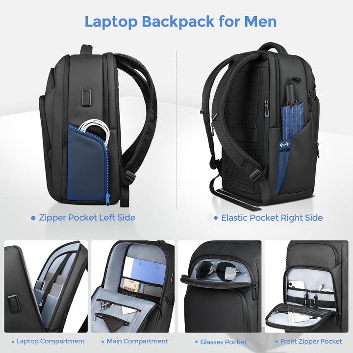 Mochila para portátil de 17.3 pulgadas para viajes, trabajo, oficin...