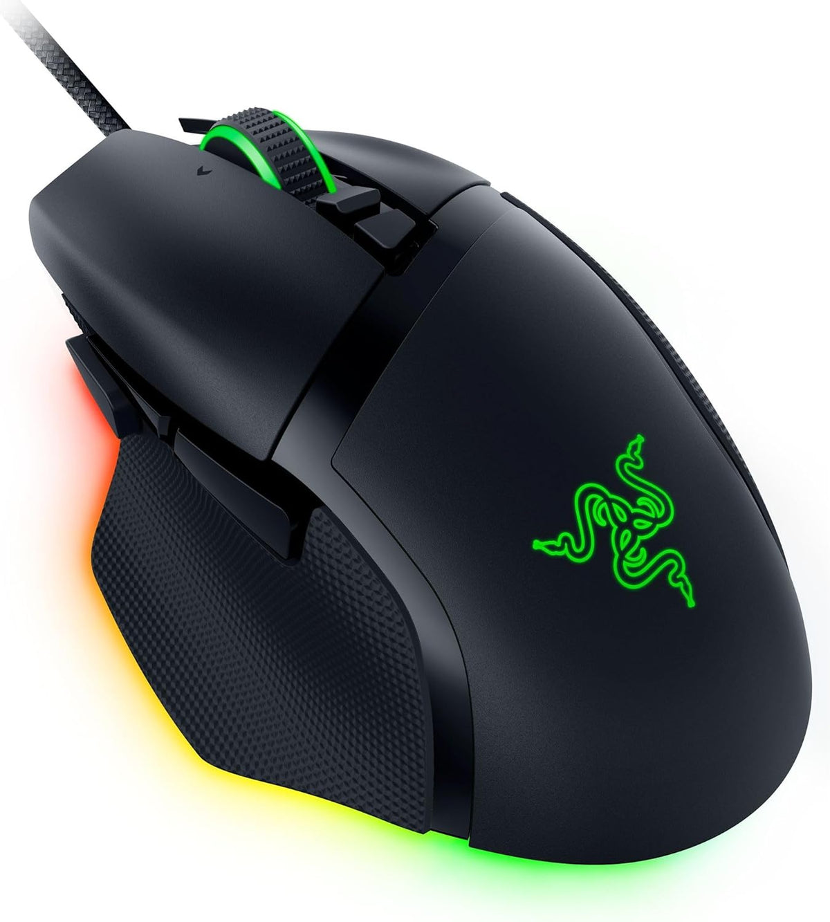 Razer Basilisk V3 35K Ratón ergonómico con cable para juegos: rueda...