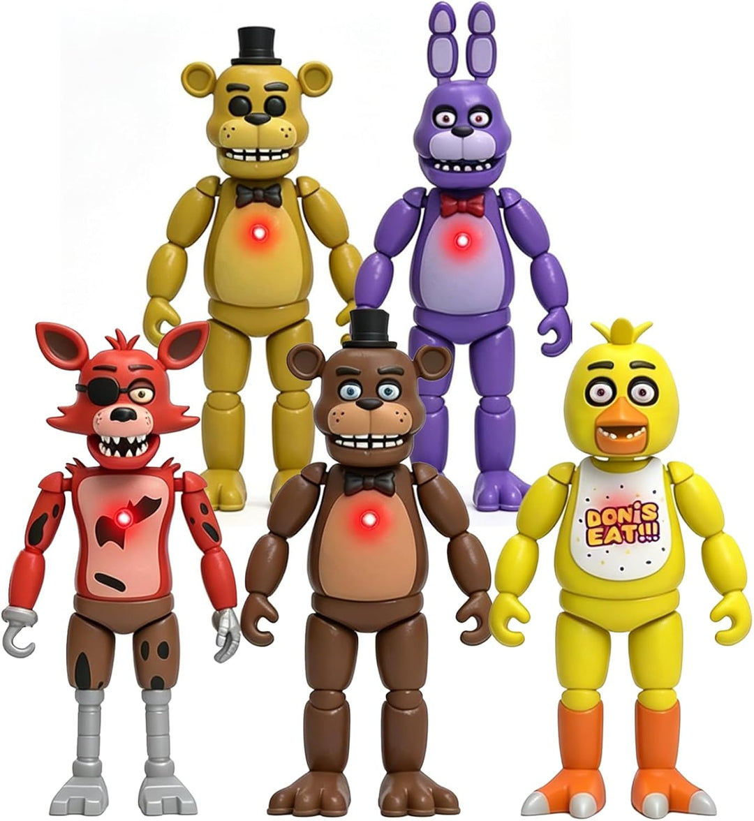 HOpGdd Juego de figuras de acción, juguetes articulados movibles de...