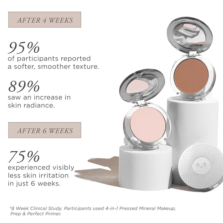 PÜR MINERALS Base de Maquillaje Mineral Prensada 4 en 1 en Polvo co...