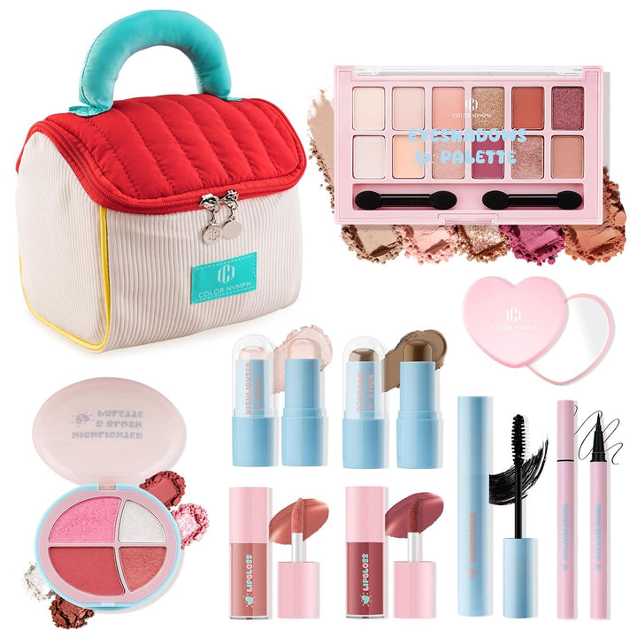 Color Nymph Kit de maquillaje todo en uno para adolescentes y niñas...