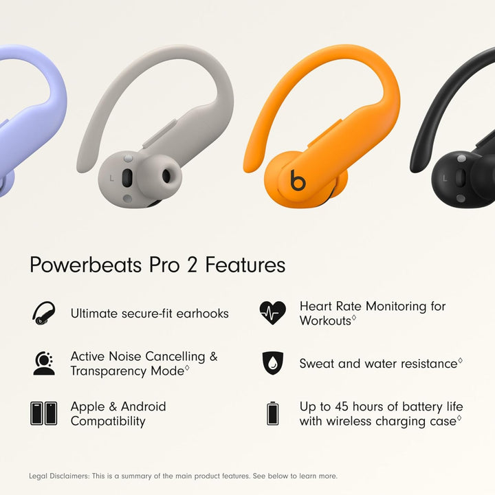 Auriculares inalámbricos Beats Powerbeats Pro 2 Bluetooth con Apple...
