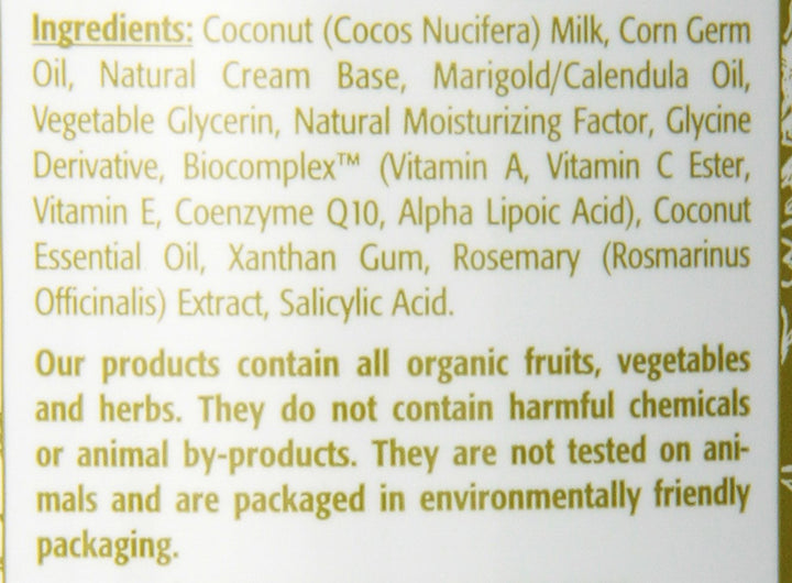 Eminence Limpiador de leche de coco, 8.4 onzas