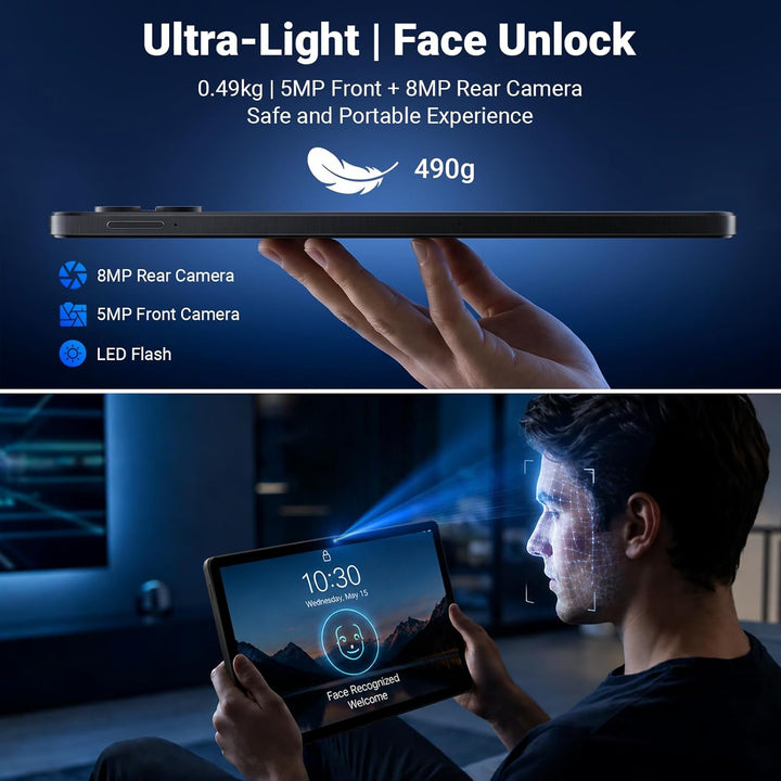 MUISOO Tableta de 11 pulgadas, Octa-Core, 16GB RAM 128GB ROM 1TB Ex...