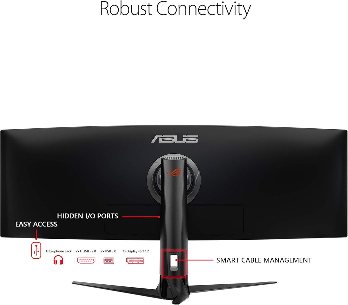 Asus ROG Strix XG49VQ - Monitor curvo FreeSync para juegos de 49 pu...