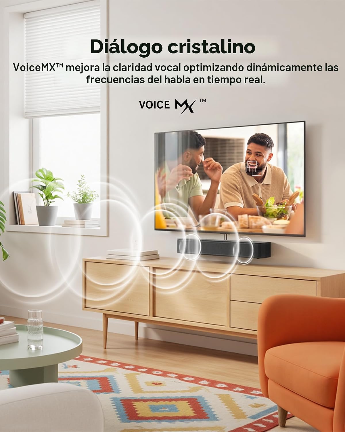 Barra de sonido ULTIMEA 2.1ch Subwoofer incorporado, sistema de cine en