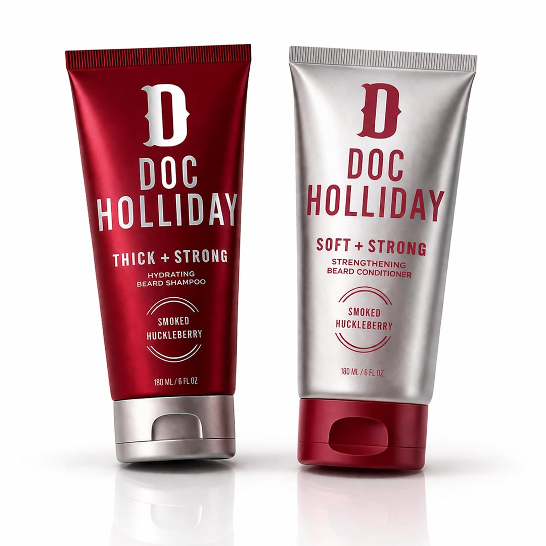 Doc Holliday Paquete de champú y acondicionador para barba \u2013 a...