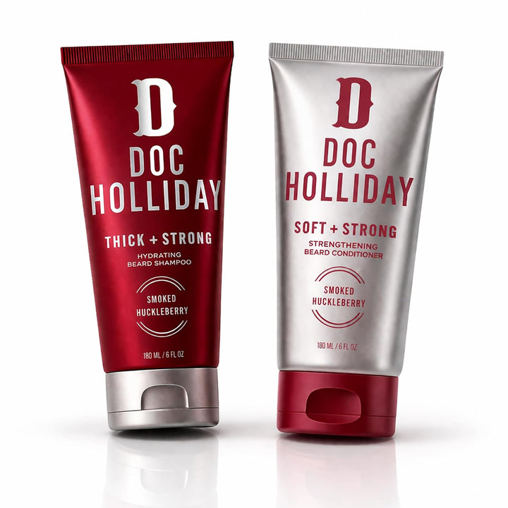 Doc Holliday Paquete de champú y acondicionador para barba \u2013 a...