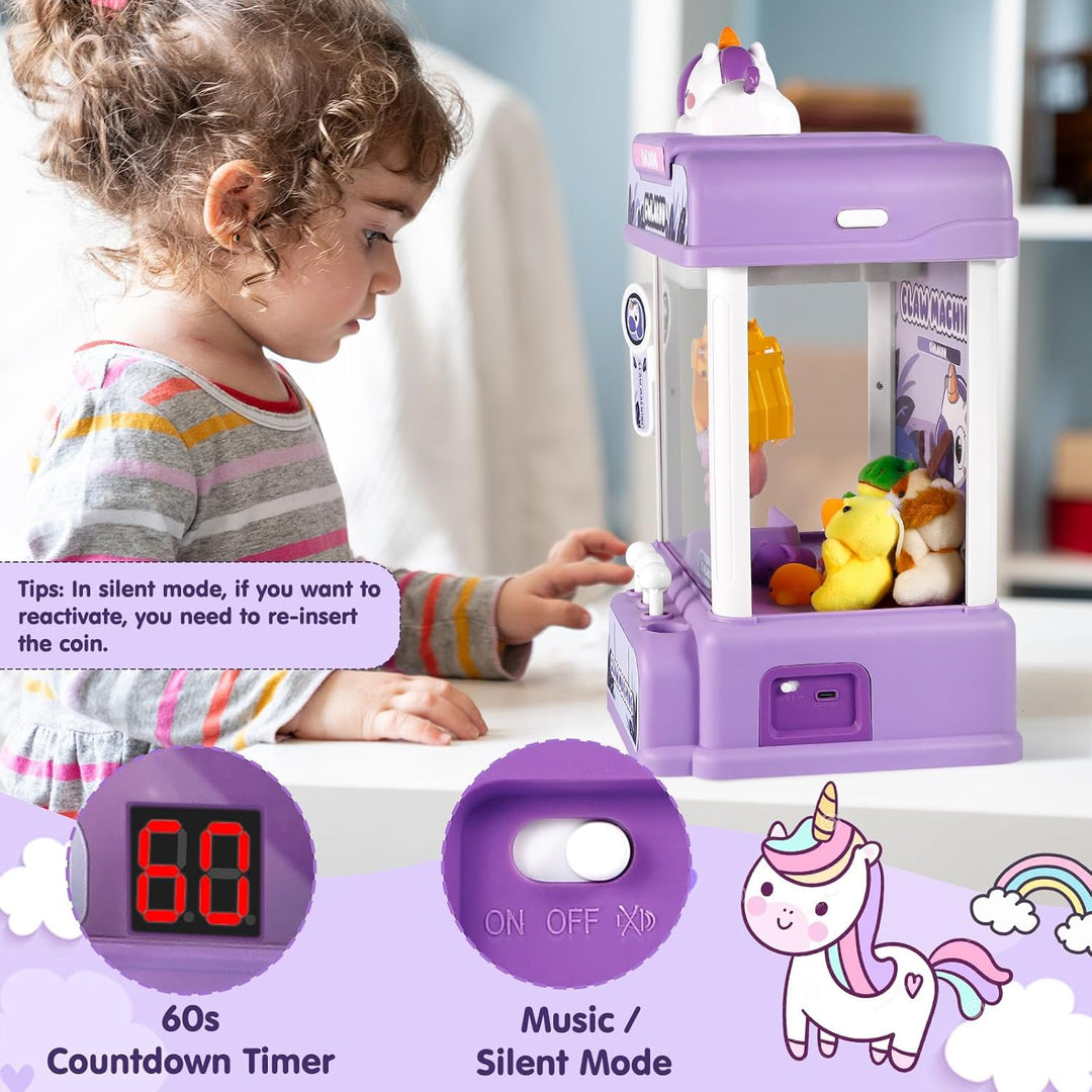 CWLAKON Máquina de garras para niños, mini máquina expendedora de j...