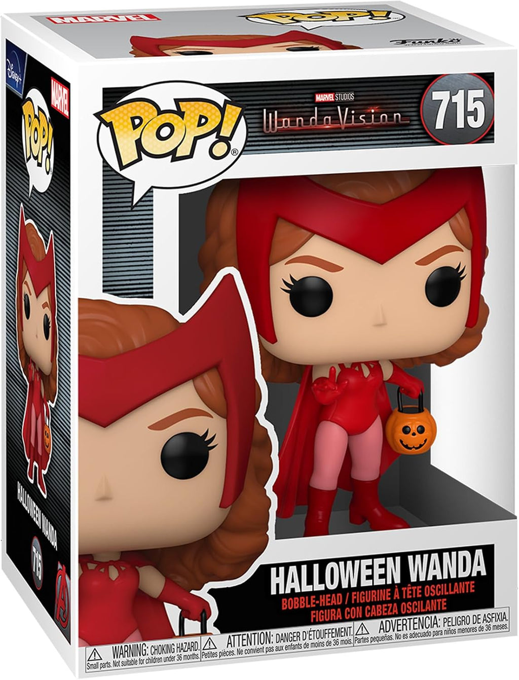 Funko Pop! Marvel: WandaVision - Figura de vinilo de Halloween Wanda
