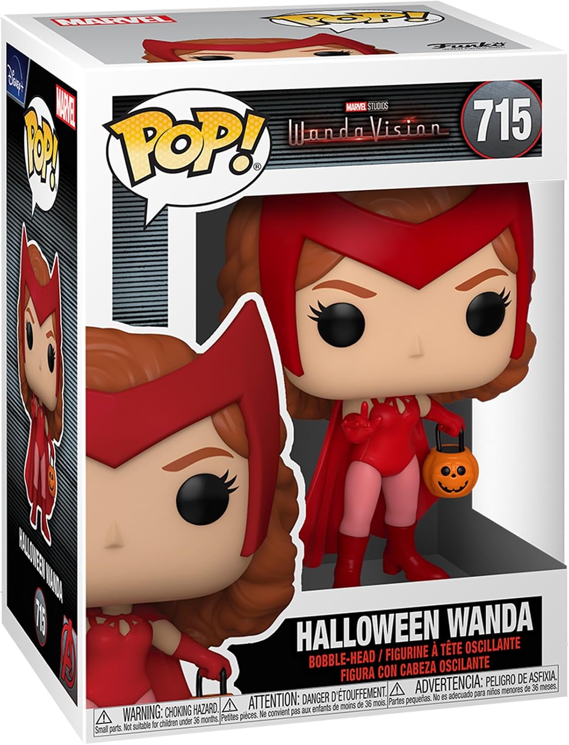 Funko Pop! Marvel: WandaVision - Figura de vinilo de Halloween Wanda