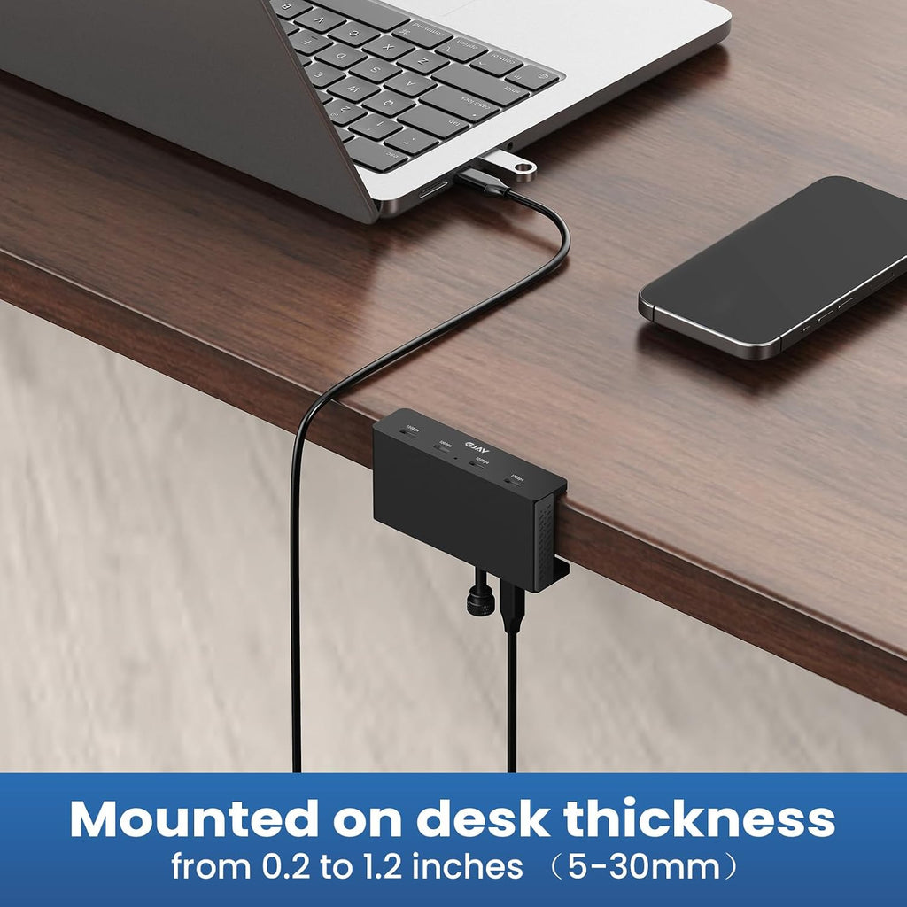 EJAY, BJ-4C-BK, hub USB 3.0 de 4 puertos