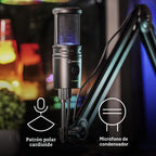 Audio-Technica Micrófono de condensador USB AT2020USBXP, con DSP