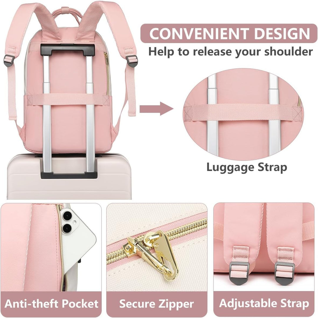 Mochila para Mujer para Laptop: Mochilas de Viaje de Trabajo que se...