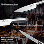 imarku Juego de cuchillos de 16 piezas, juego de cuchillos de cocina de