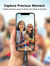 Gulloe Unidad flash de 512 GB diseñada para iPhone, memoria USB par...