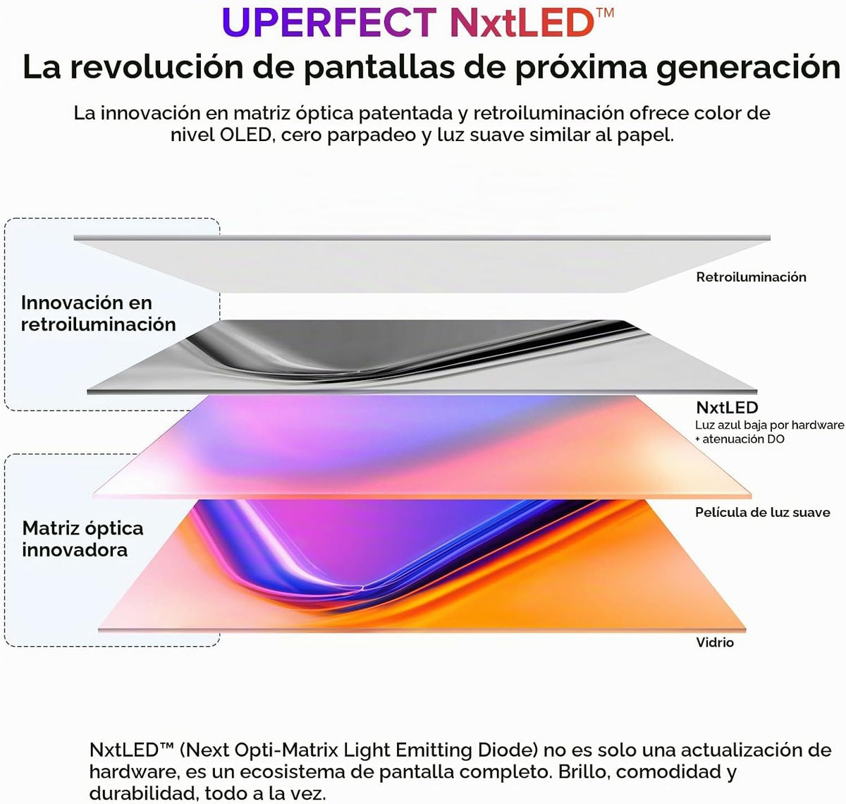 UPERFECT NxtLED™ Monitor portátil 18.5" 120Hz, pantalla profesi...