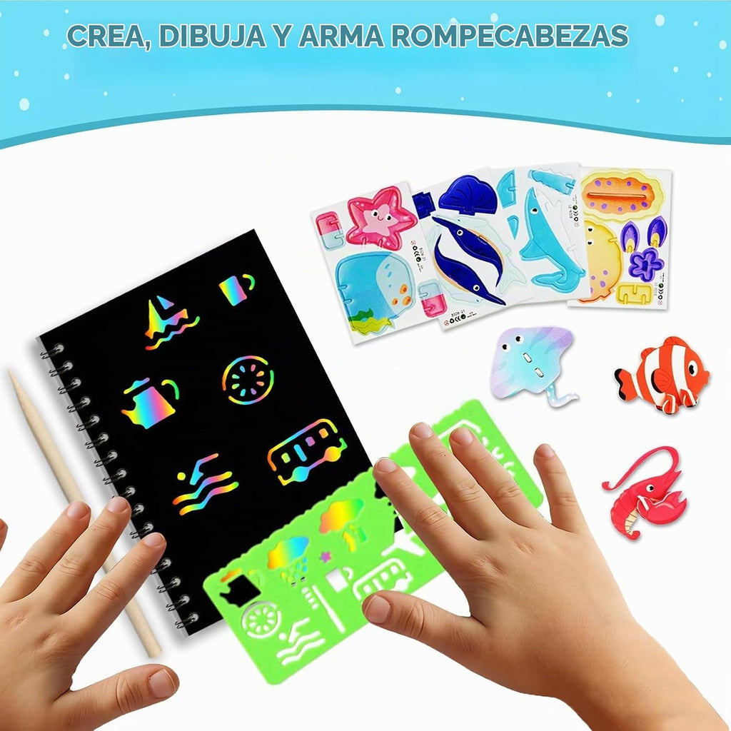 ZMLM Paquete de 24 cuadernos con diseño de arco iris para niños, recuerdos