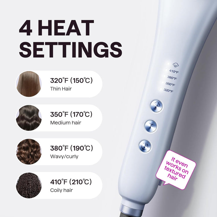 Wavytalk Cepillo Alisador de Cabello Pro Steam, Steamline Pro 3 en...