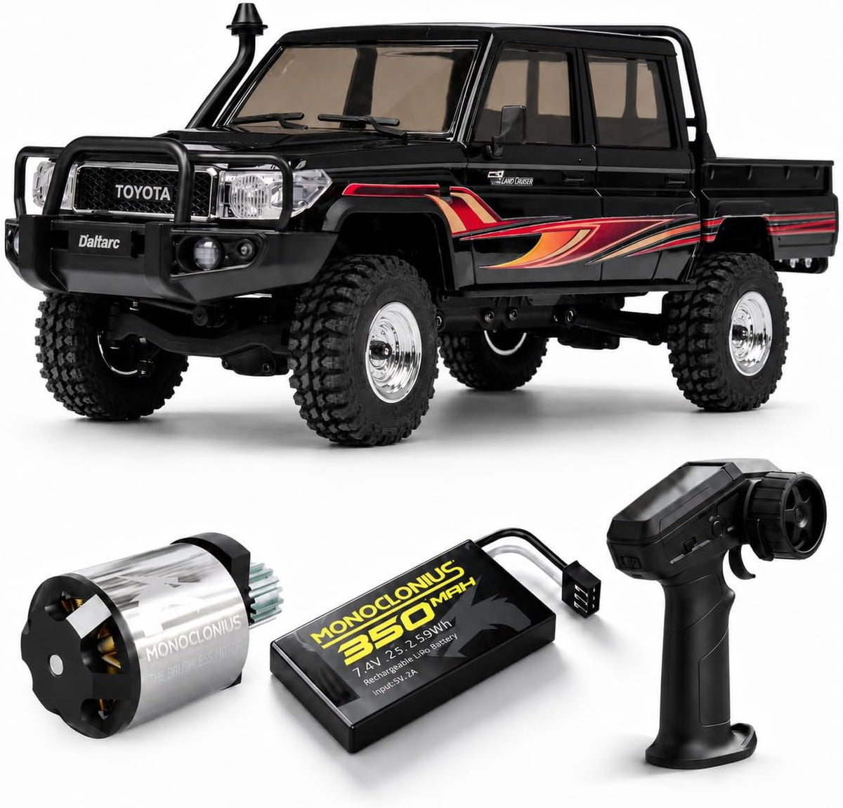 UDIRC UCX1801PRO Camión de sendero sin escobillas escala 1/18, oruga rc
