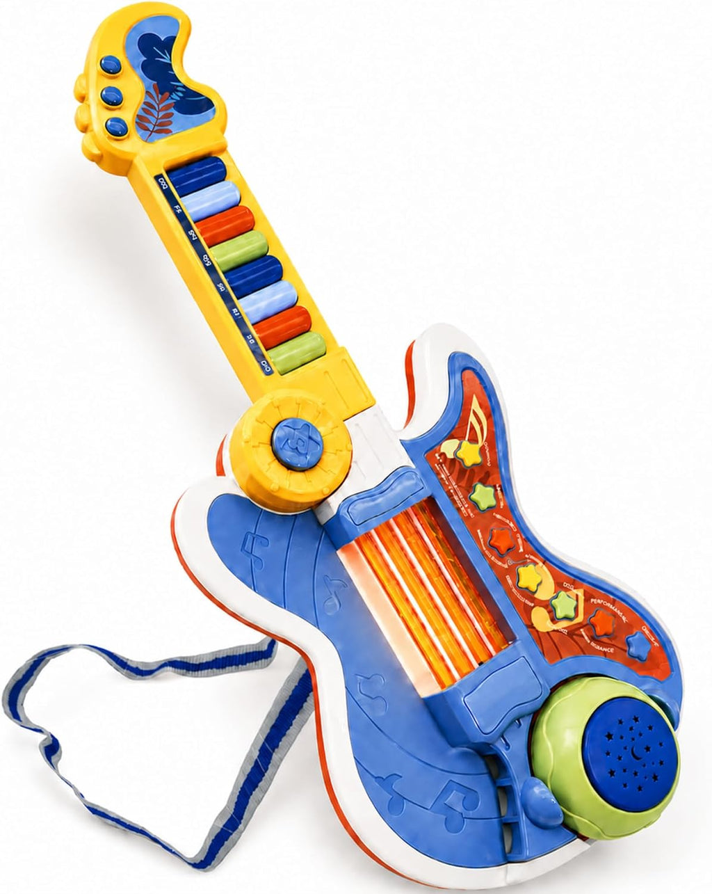Juguete de guitarra para niños pequeños, guitarra y piano para niños con