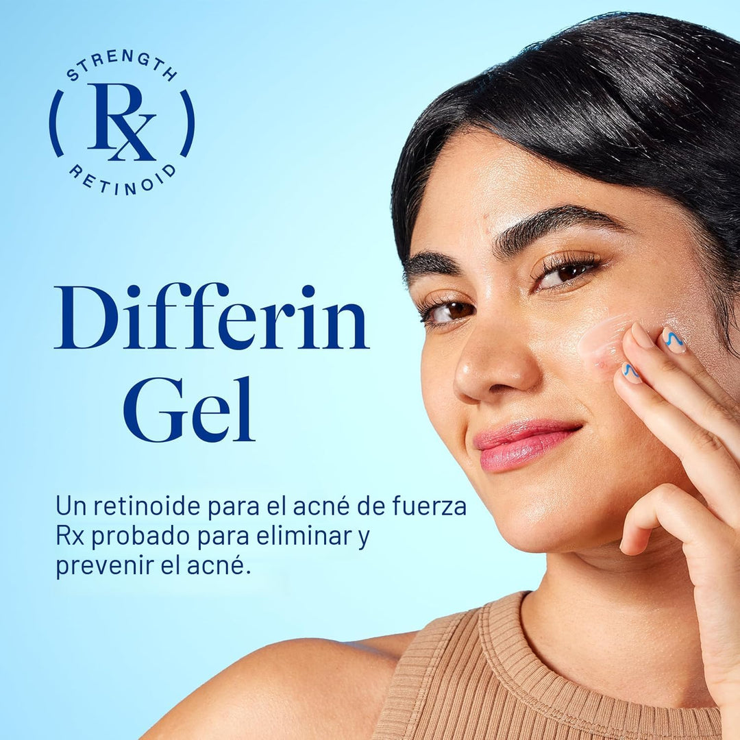 Differin Gel de Tratamiento para el Acné, Suministro de 180 Días, T...