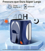 Ventilador de cintura portátil AI, 6 velocidades 16000RPM de flujo...