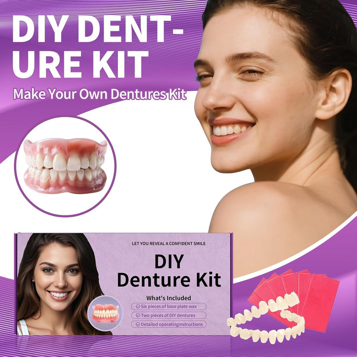 Kit de prótesis para bricolaje en casa | Juego completo de dientes...