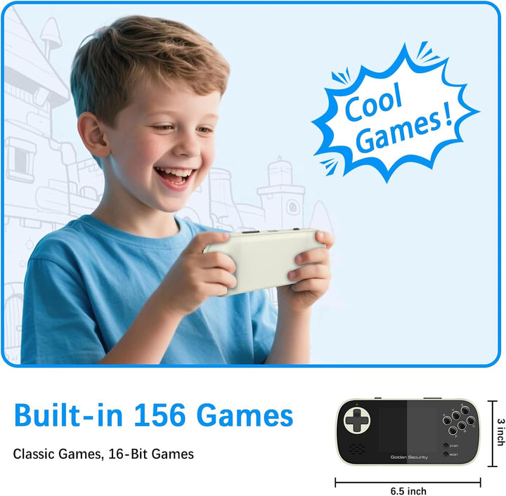 Juego Portátil para Niños, Consola de Juegos Retro con 156 Juegos d...