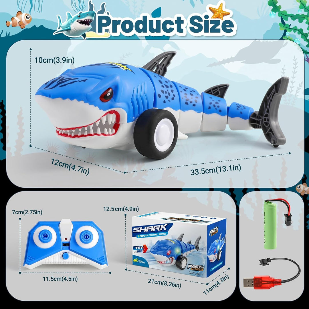 Coche de control remoto de tiburón para niños 24Ghz