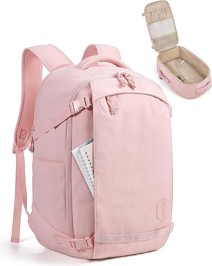 BAGSMART Mochila de viaje para mujer, mochila de transporte de 15.6...