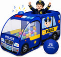 Carpa de Juego Desplegable de Policía para Niños con Botón de Sonido para Niños Pequeños, Niños, Niñas, Interiores y Exteriores – Casa de Juegos para Diversión Interactiva - Plegable, Configuración
