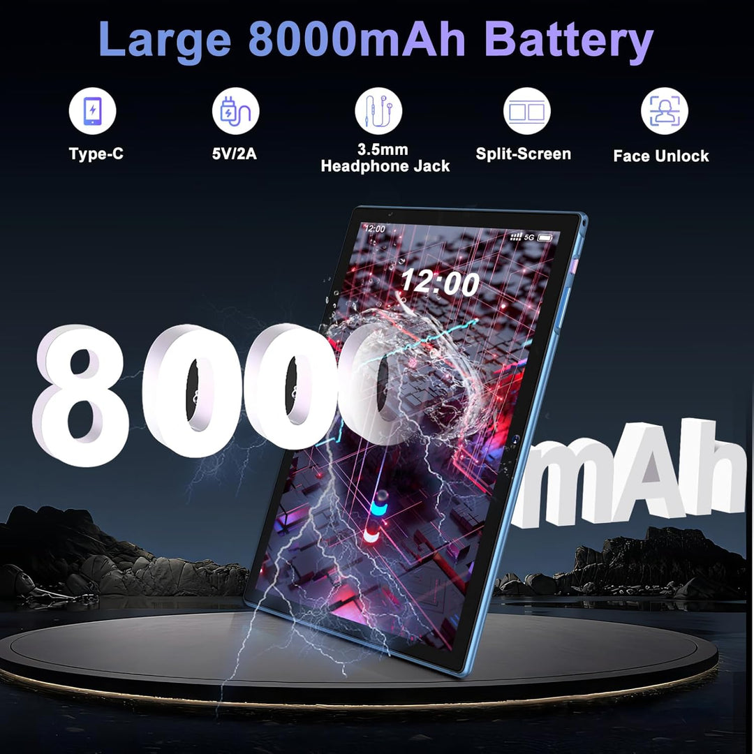 DEERTiME Tablet Android 14 Tablets 10.1 pulgadas con 22GB RAM 128GB...