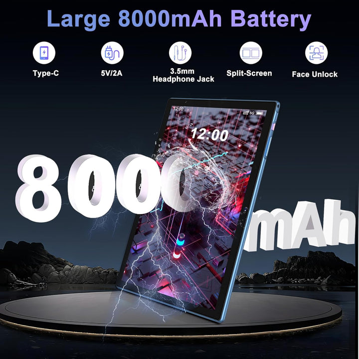 DEERTiME Tablet Android 14 Tablets 10.1 pulgadas con 22GB RAM 128GB...