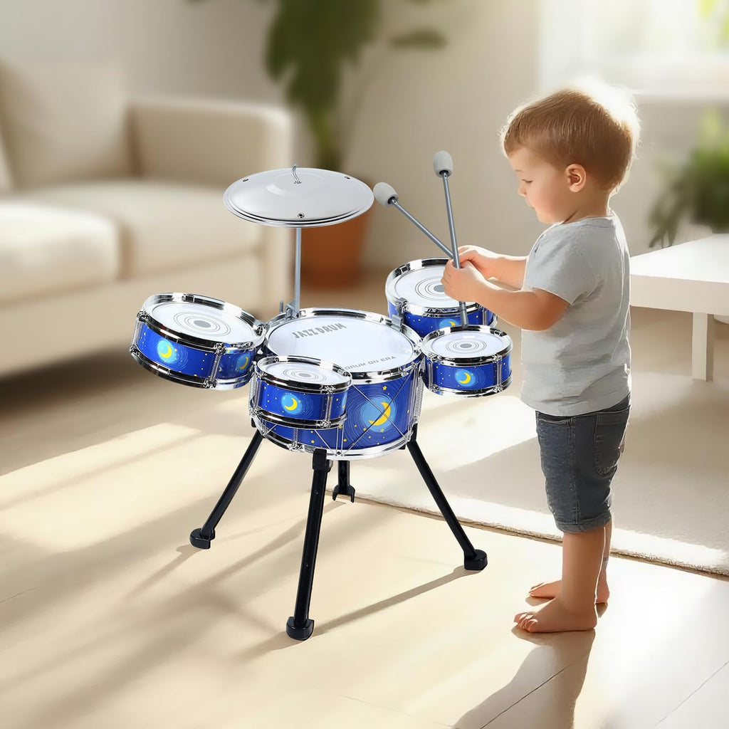 Drum Set para Toddlers - Upgraded Kids Musical Toy para 3-5 Boys Girls