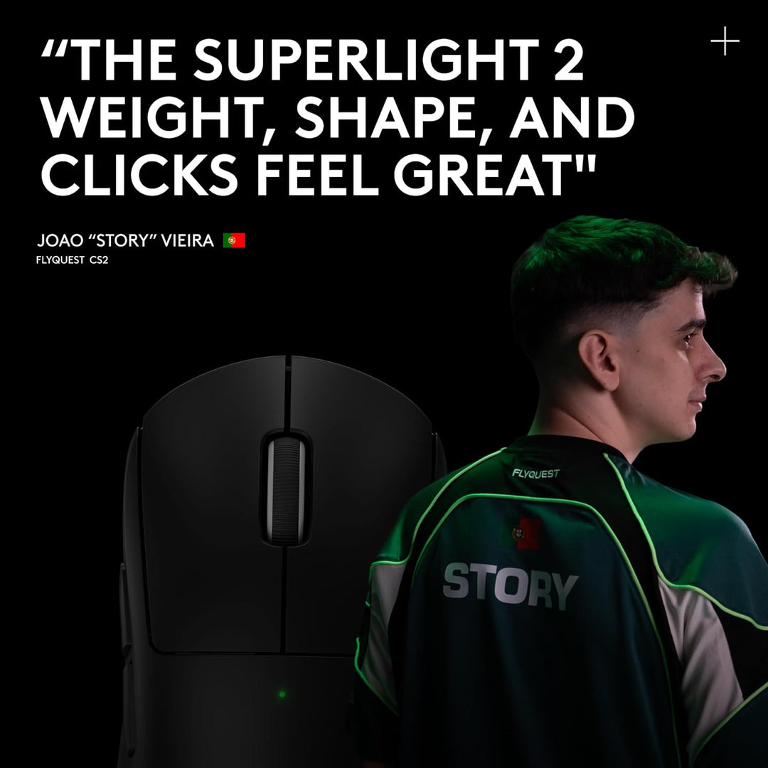 Logitech G PRO X Superlight 2 Ratón inalámbrico para juegos, 60g Pr...