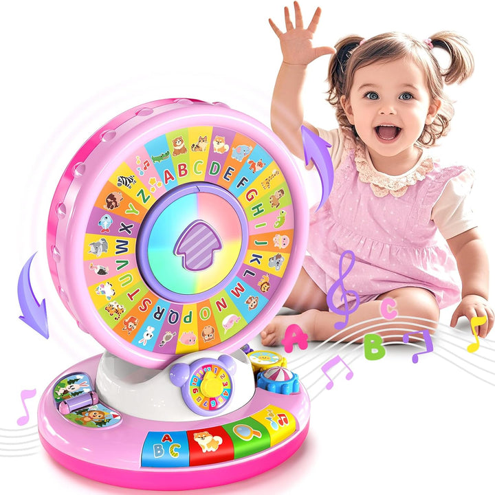 Juguetes para niños de 1, 2 y 3 años, niños y niñas, Alfabeto music...