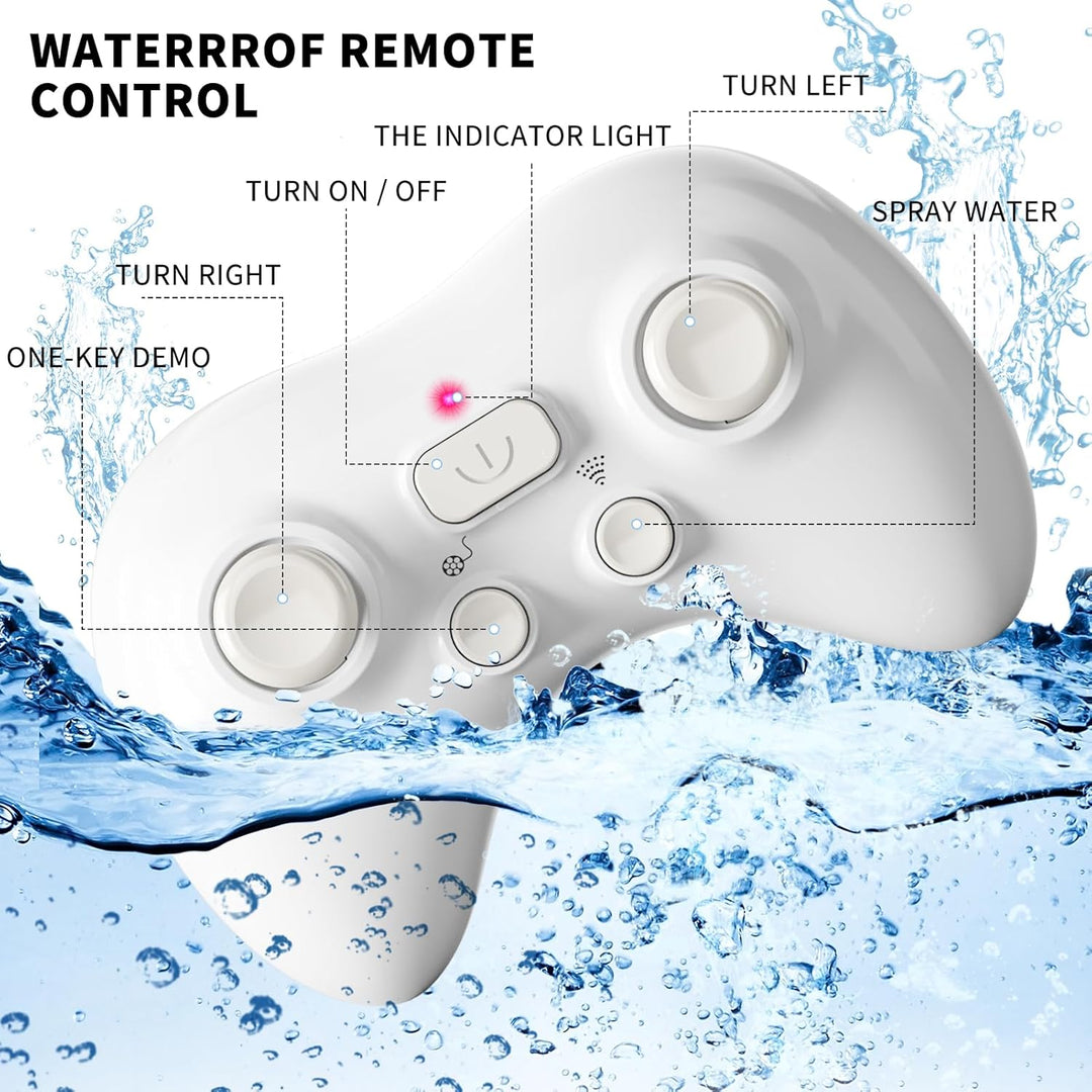 Juguetes de tiburón ballena a control remoto de 2.4Ghz para niños,...