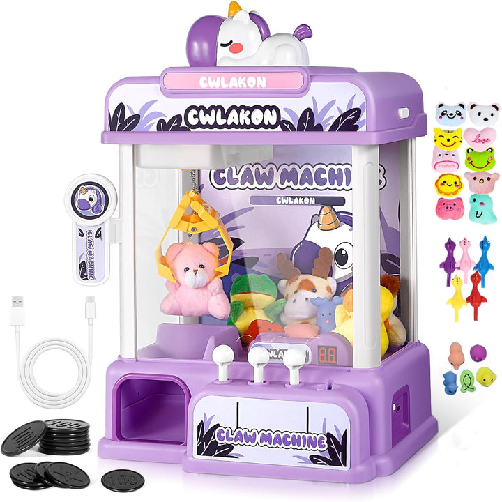 CWLAKON Máquina de garras para niños, mini máquina expendedora de j...