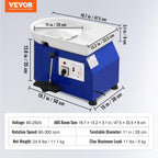 VEVOR Rueda de cerámica 11inch 350W Rueda de cerámica que forma el kit de